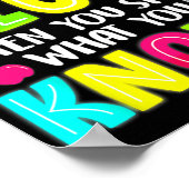 テスト日の試験の内容 ポスター (角)