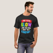 テスト日テストやる気を起こさせる女性先生 Tシャツ (正面フル)