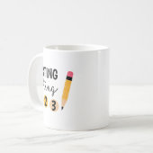 テスト日テストテスト1 2 3先生テスト日 コーヒーマグカップ (正面左)