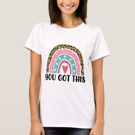 テスト日テスト日この先生の得日 Tシャツ (正面)