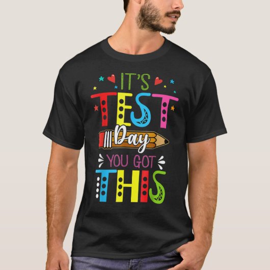 テスト日テスト日この得先生の状態 Tシャツ (正面)