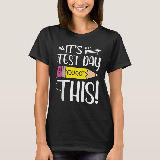 テスト日テスト日この得先生の状態 Tシャツ (正面)
