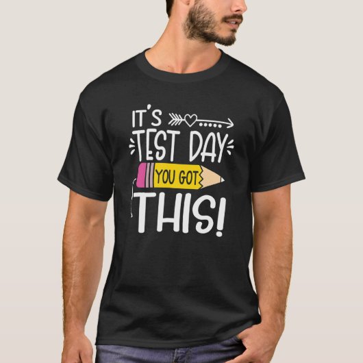 テスト日テスト日この得先生の状態 Tシャツ (正面)