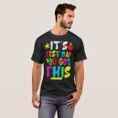 テスト日テスト日この得先生の状態 Tシャツ (正面フル)