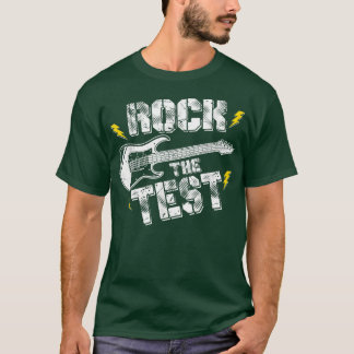 テスト日ロックテスト先生テスト日おもしろいG Tシャツ