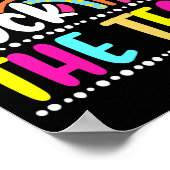 テスト日ロックテスト先生テスト日 ポスター (角)