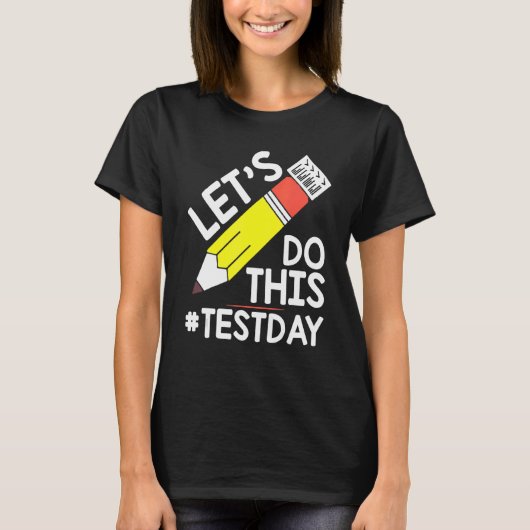 テスト日先生がテスト日州テストを実行 Tシャツ (正面)