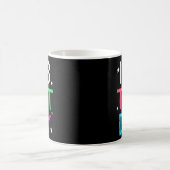 テスト日先生テスト日おもしろい コーヒーマグカップ (中央)
