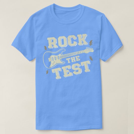 テスト日先生ロックザテストギター先生テスト Tシャツ (デザイン正面)