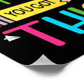 テスト日得このテスト日先生学生 ポスター (角)