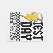 テスト日Bruhテスト日このティーチ得ー フリースブランケット (正面(横))