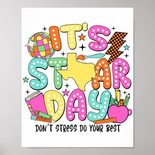 テスト日Dontストレステスト最高の先生 ポスター (正面)