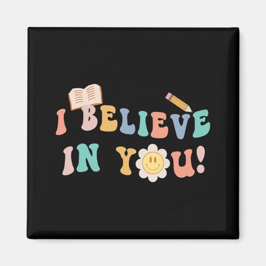 テスト日I In Youテスト信じプロクター切り取り マグネット (正面)