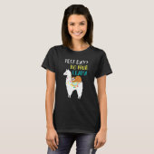 テスト日No Prob Llama先生試験テスト Tシャツ (正面フル)
