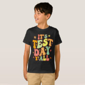 テスト日Yallおもしろいテスト日先生またはStu Tシャツ (正面フル)