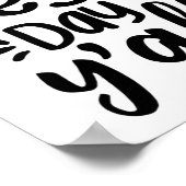 テスト日Yallかわいいテスト日のための学生先生 ポスター (角)