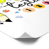 テスト日Yallテスト日先生 ポスター (角)