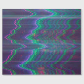 テスト画面のエラー抽象芸術 ラッピングペーパー (フラット)