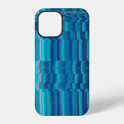 テスト画面のエラー抽象芸術 iPhoneケース (裏面)