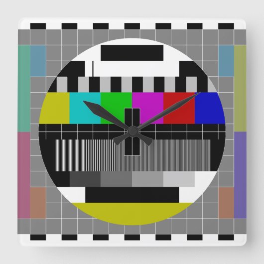 テスト画面 スクエア壁時計 (正面)