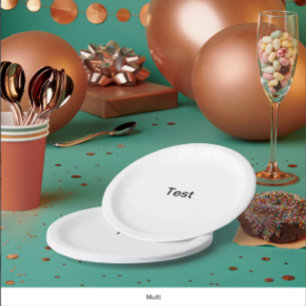 テスト紙プレート ペーパープレート