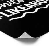 テスト試験日の監視 ポスター (角)