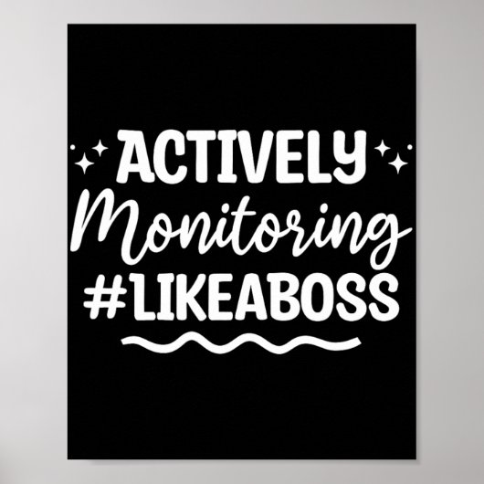 テスト試験日の監視 ポスター (正面)