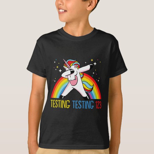 テスト123かわいいテストの日2 Tシャツ (正面)