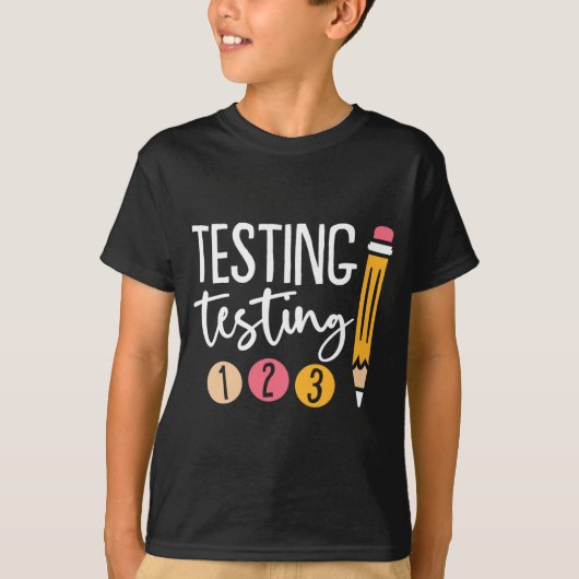 テスト123かわいいテストの日3 Tシャツ (正面)