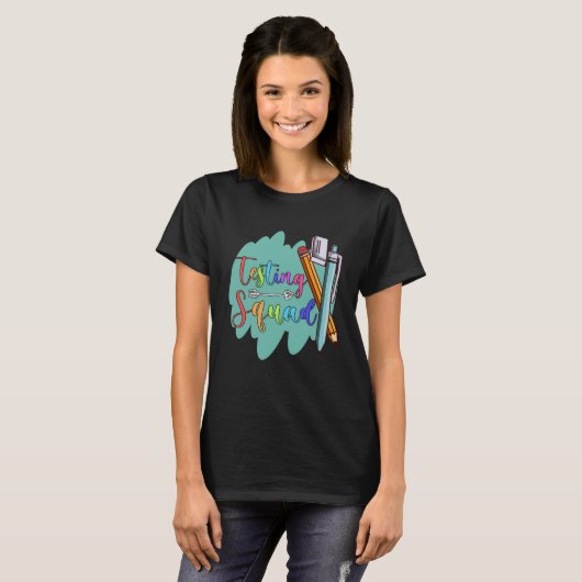 テスト・スクーム・スクール教授先生 Tシャツ (正面フル)