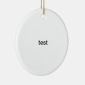 テスト セラミックオーナメント (右)