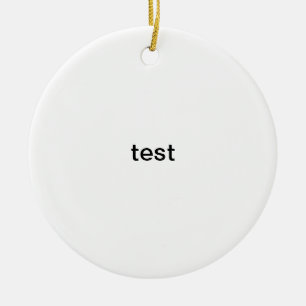 テスト セラミックオーナメント