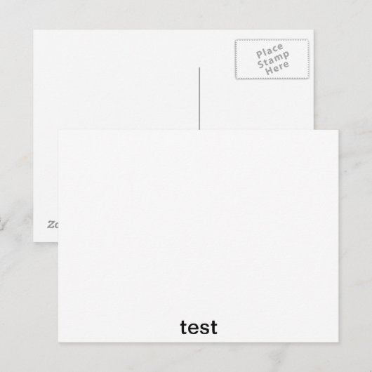 テスト ポストカード (正面/裏面)