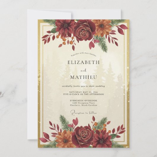 テスト 招待状 (正面)