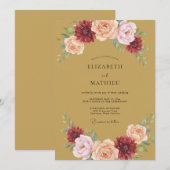 テスト 招待状 (正面/裏面)