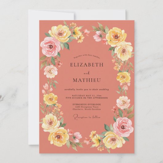 テスト 招待状 (正面)