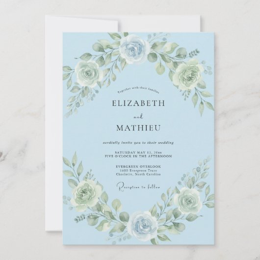 テスト 招待状 (正面)