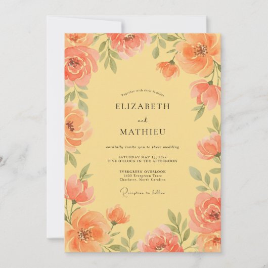 テスト 招待状 (正面)