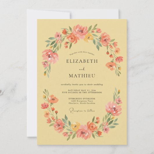 テスト 招待状 (正面)