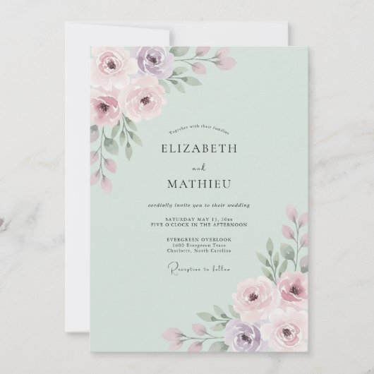 テスト 招待状 (正面)