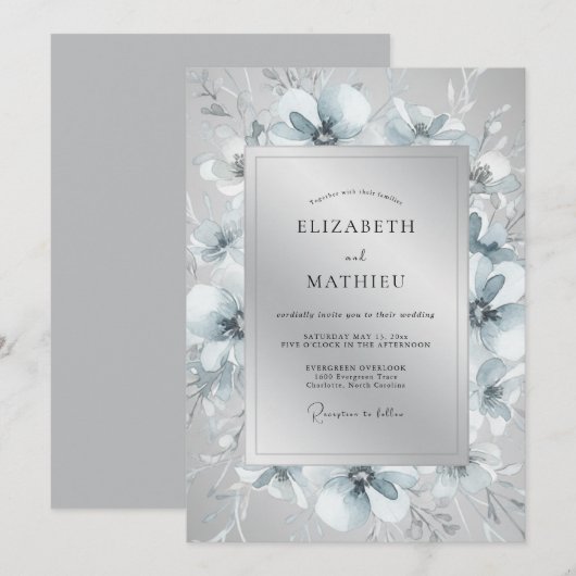 テスト 招待状 (正面/裏面)