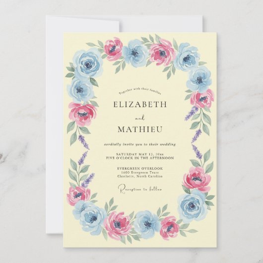 テスト 招待状 (正面)