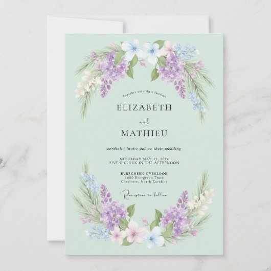 テスト 招待状 (正面)