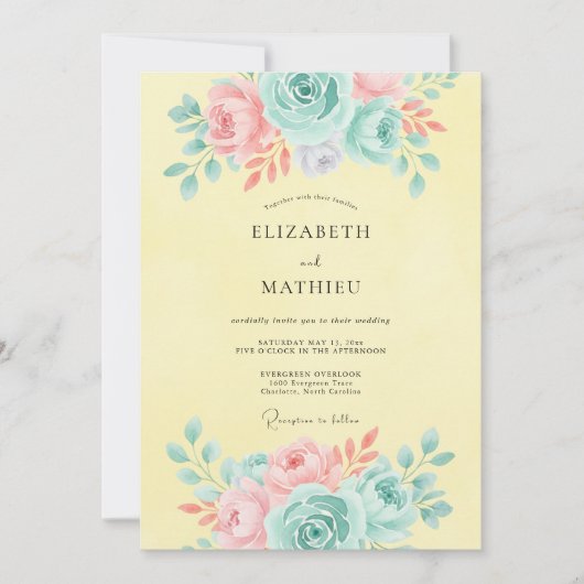 テスト 招待状 (正面)