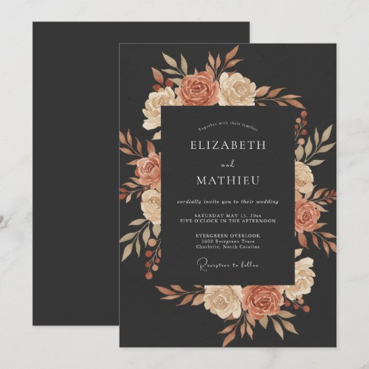 テスト 招待状 (正面/裏面)