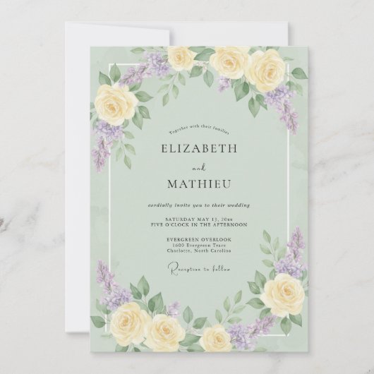 テスト 招待状 (正面)