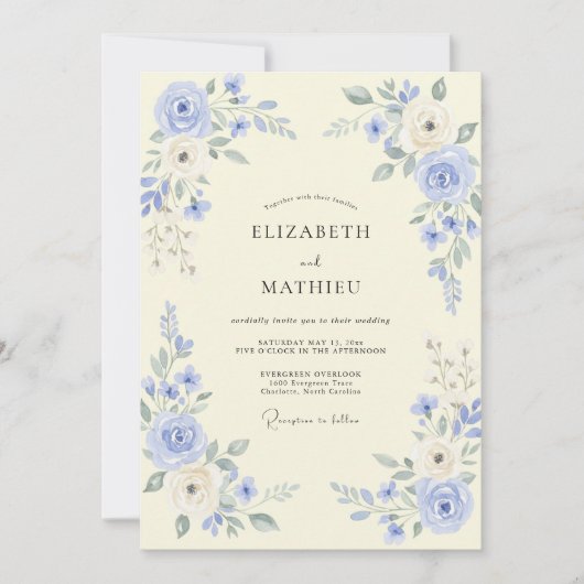 テスト 招待状 (正面)