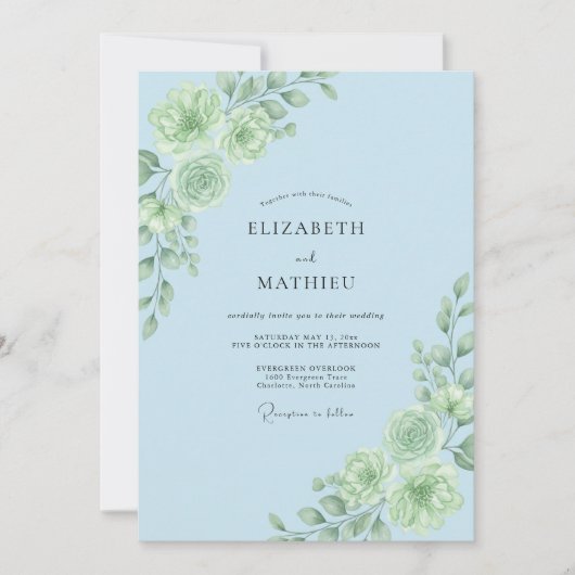 テスト 招待状 (正面)