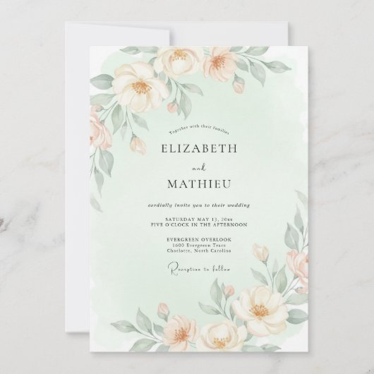 テスト 招待状 (正面)