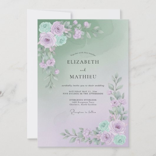 テスト 招待状 (正面)